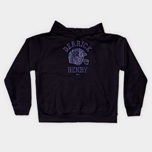 Derrick Henry Tennessee Helmet Font Kids Hoodie